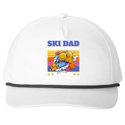 Ski Dad Like A Regular Dad But Way Cooler For Fathers Day Gift Snapback Five-Panel Rope Hat