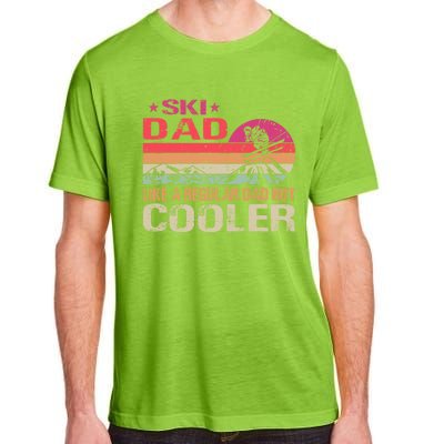 Ski Dad Like A Regular Dad But Cooler Ski Skier Meaningful Gift Adult ChromaSoft Performance T-Shirt