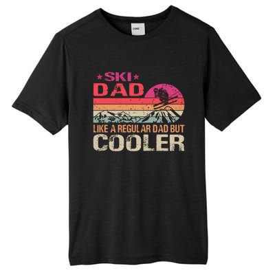 Ski Dad Like A Regular Dad But Cooler Ski Skier Meaningful Gift Tall Fusion ChromaSoft Performance T-Shirt