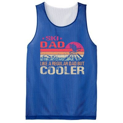 Ski Dad Like A Regular Dad But Cooler Ski Skier Meaningful Gift Mesh Reversible Basketball Jersey Tank