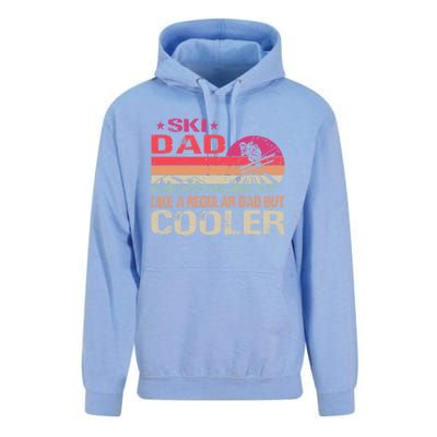 Ski Dad Like A Regular Dad But Cooler Ski Skier Meaningful Gift Unisex Surf Hoodie