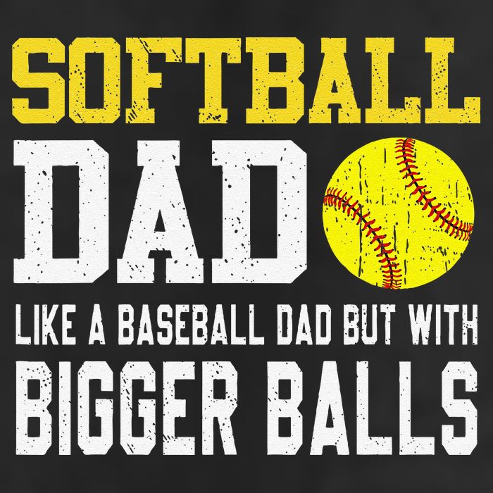 Softball Dad Like A Baseball But With Bigger Balls FatherS 11oz C Handle Ceramic Mug