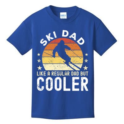 Ski Dad Like A Regular Dad But Cooler Skier Dad Gift Kids T-Shirt