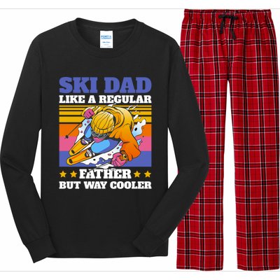 Ski Dad Like A Regular Dad But Way Cooler For Fathers Day Gift Long Sleeve Pajama Set