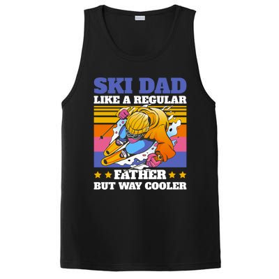 Ski Dad Like A Regular Dad But Way Cooler For Fathers Day Gift PosiCharge Competitor Tank