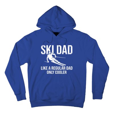 Ski Dad Like A Regular Dad Only Cooler Happy Father Day Funny Gift Hoodie