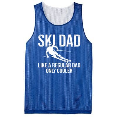 Ski Dad Like A Regular Dad Only Cooler Happy Father Day Funny Gift Mesh Reversible Basketball Jersey Tank