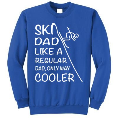 Ski Dad Like A Regular Dad Only Way Cooler Cute Gift Daddy Skier Gift Sweatshirt