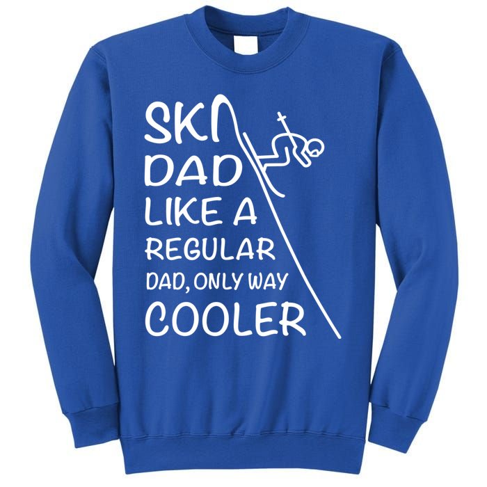 Ski Dad Like A Regular Dad Only Way Cooler Cute Gift Daddy Skier Gift Sweatshirt