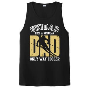 Ski Dad Like A Regular Dad Only Way Cooler Gift PosiCharge Competitor Tank