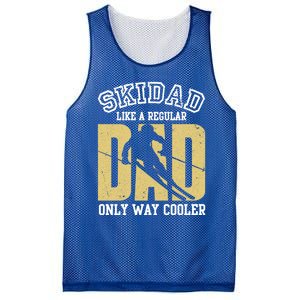 Ski Dad Like A Regular Dad Only Way Cooler Gift Mesh Reversible Basketball Jersey Tank