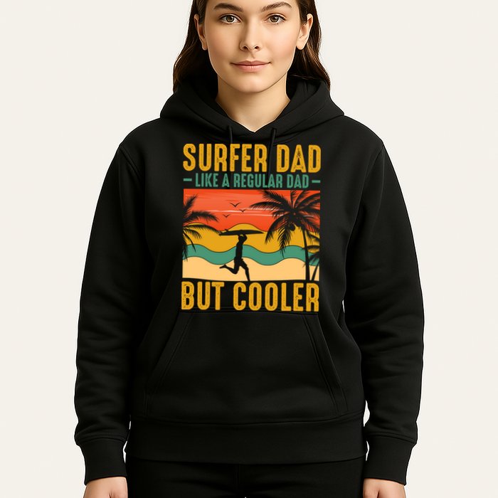 Surfer Dad Like Regular Dad But Cooler | Surfing Dad Hoodie