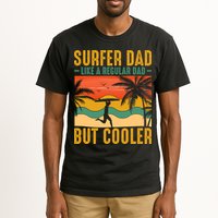 Surfer Dad Like Regular Dad But Cooler | Surfing Dad Tall T-Shirt