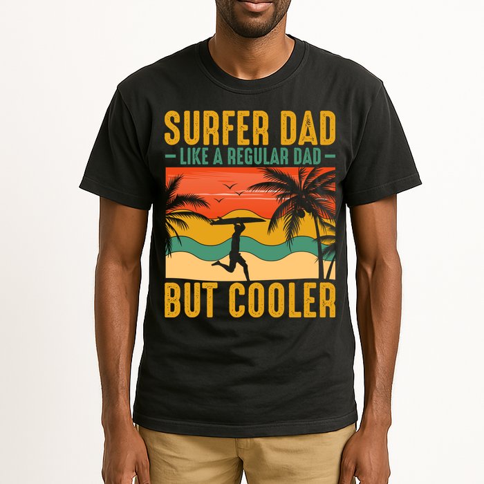 Surfer Dad Like Regular Dad But Cooler | Surfing Dad Tall T-Shirt