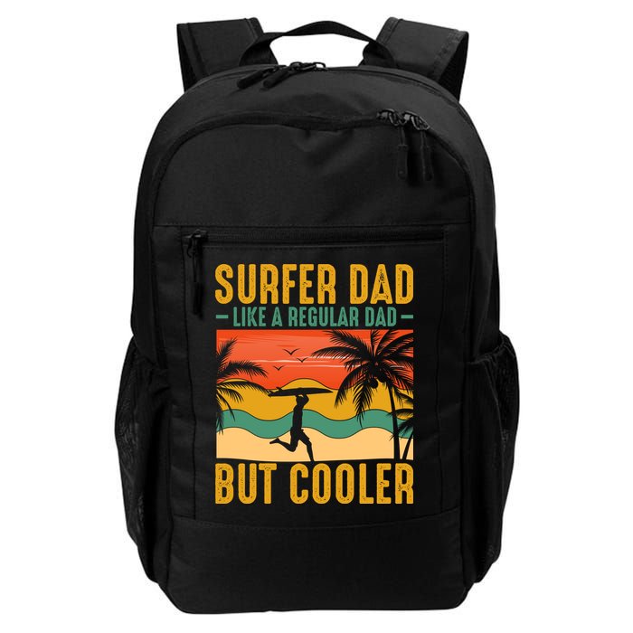 Surfer Dad Like Regular Dad But Cooler | Surfing Dad Backpack