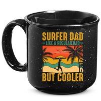 Surfer Dad Like Regular Dad But Cooler | Surfing Dad 15oz Campfire Ceramic Mug
