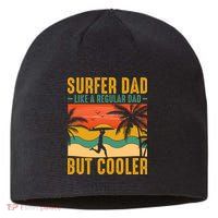 Surfer Dad Like Regular Dad But Cooler | Surfing Dad Sustainable Beanie