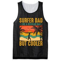 Surfer Dad Like Regular Dad But Cooler | Surfing Dad Mesh Reversible Basketball Jersey Tank