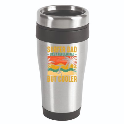 Surfer Dad Like Regular Dad But Cooler | Surfing Dad 16oz Travel Tumbler