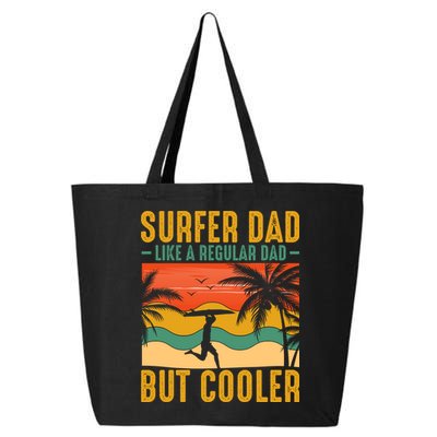 Surfer Dad Like Regular Dad But Cooler | Surfing Dad 25L Jumbo Tote