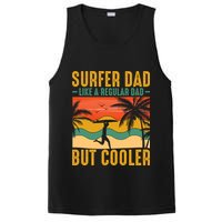 Surfer Dad Like Regular Dad But Cooler | Surfing Dad PosiCharge Competitor Tank