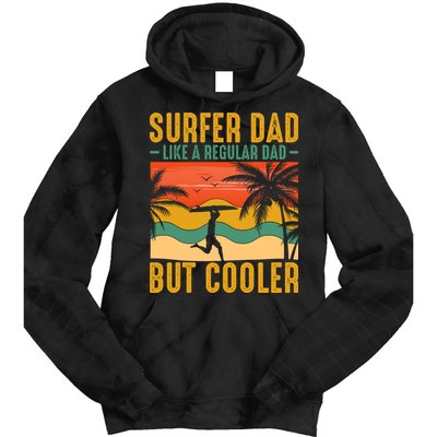 Surfer Dad Like Regular Dad But Cooler | Surfing Dad Tie Dye Hoodie