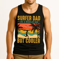 Surfer Dad Like Regular Dad But Cooler | Surfing Dad Tank Top