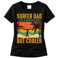 Surfer Dad Like Regular Dad But Cooler | Surfing Dad Womens T-Shirt