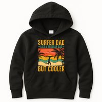 Surfer Dad Like Regular Dad But Cooler | Surfing Dad Kids Hoodie
