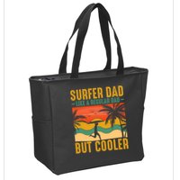 Surfer Dad Like Regular Dad But Cooler | Surfing Dad Zip Tote Bag