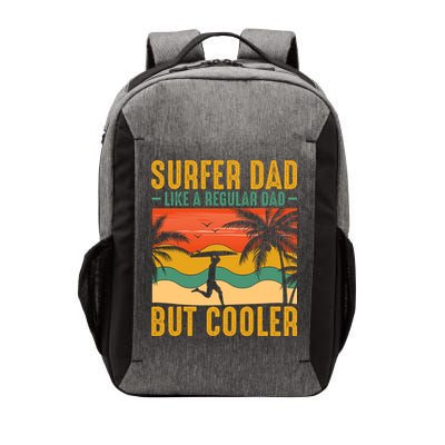 Surfer Dad Like Regular Dad But Cooler | Surfing Dad Vector Backpack