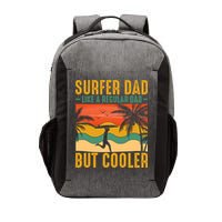 Surfer Dad Like Regular Dad But Cooler | Surfing Dad Vector Backpack