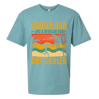 Surfer Dad Like Regular Dad But Cooler | Surfing Dad Sueded Cloud Jersey T-Shirt