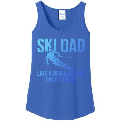 Ski Dad Like A Regular Dad Only Cooler Happy Father Day Funny Gift Ladies Essential Tank