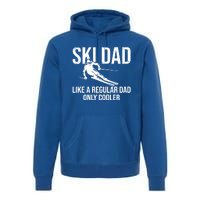 Ski Dad Like A Regular Dad Only Cooler Happy Father Day Gift Premium Hoodie