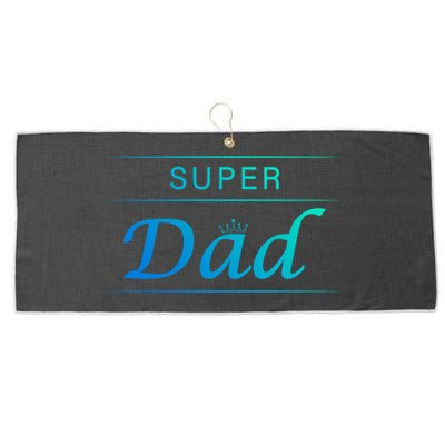 Super Dad Likes A Hero Legend Tee 4 Daddy Father And Dad Gift Large Microfiber Waffle Golf Towel