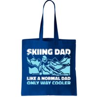 Skiing Dad Like A Regular Dad But Cooler For Father's Day Gift Tote Bag