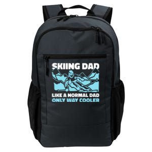 Skiing Dad Like A Regular Dad But Cooler For Father's Day Gift Daily Commute Backpack