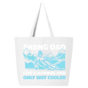 Skiing Dad Like A Regular Dad But Cooler For Father's Day Gift 25L Jumbo Tote