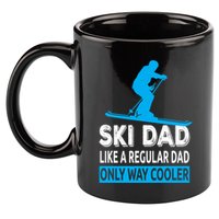 Ski Dad Like A Regular Dad Only Way Cooler Skiing Gift 11oz C Handle Ceramic Mug