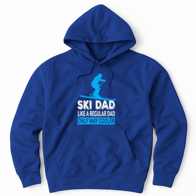 Ski Dad Like A Regular Dad Only Way Cooler Skiing Gift Hoodie