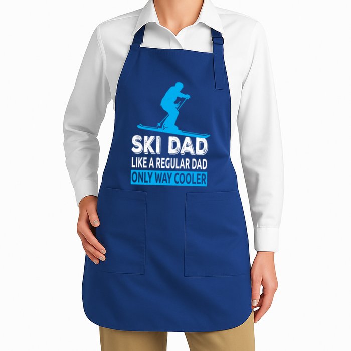 Ski Dad Like A Regular Dad Only Way Cooler Skiing Gift Apron