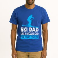 Ski Dad Like A Regular Dad Only Way Cooler Skiing Gift Tall T-Shirt