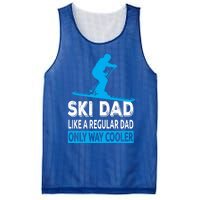 Ski Dad Like A Regular Dad Only Way Cooler Skiing Gift Mesh Reversible Basketball Jersey Tank