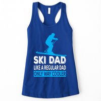 Ski Dad Like A Regular Dad Only Way Cooler Skiing Gift Womens Tank Top