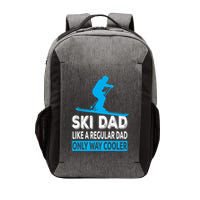Ski Dad Like A Regular Dad Only Way Cooler Skiing Gift Vector Backpack