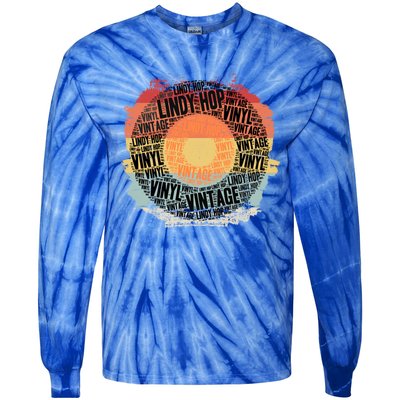 Swing Dance Lindy Hop Dancing Vintage Gift Tie-Dye Long Sleeve Shirt