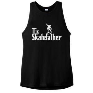 Skateboard Dad Like A Normal Dad Only Cool Father Skate Ladies PosiCharge Tri-Blend Wicking Tank