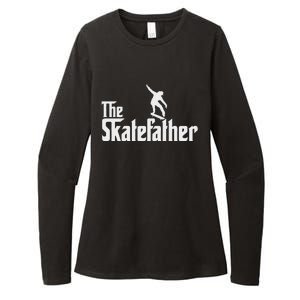 Skateboard Dad Like A Normal Dad Only Cool Father Skate Womens CVC Long Sleeve Shirt