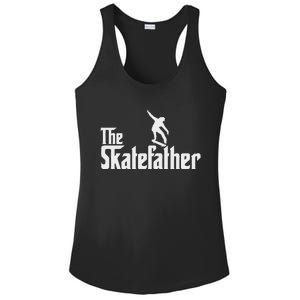 Skateboard Dad Like A Normal Dad Only Cool Father Skate Ladies PosiCharge Competitor Racerback Tank